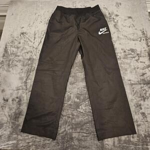 Nike Ladies Vintage Tearaway Pants L Black/White Snaps